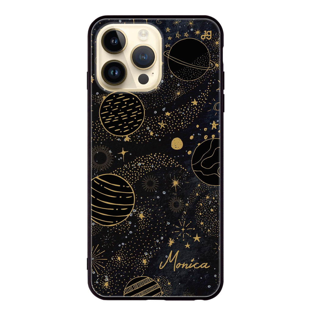 Golden Galaxy III Glass Case