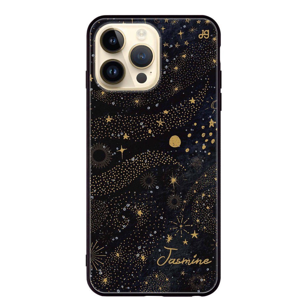 Golden Galaxy IV Glass Case