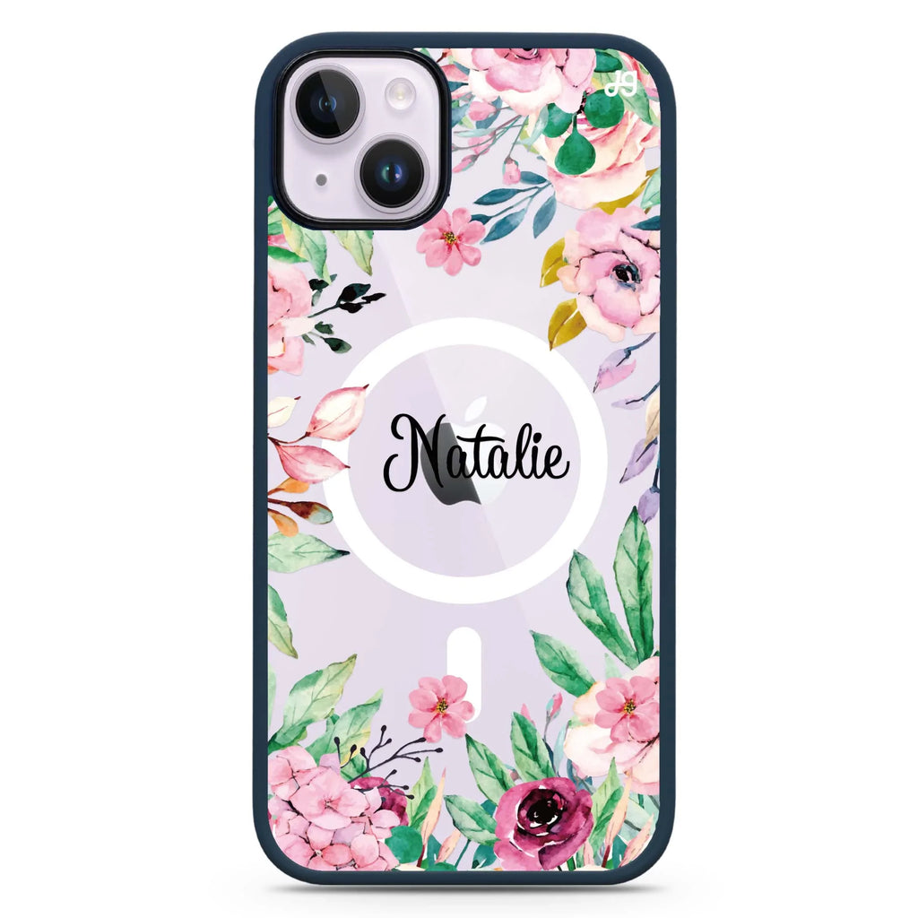 Floral Dream II iPhone 14 Plus MagSafe Compatible Impact Guard Bumper Case
