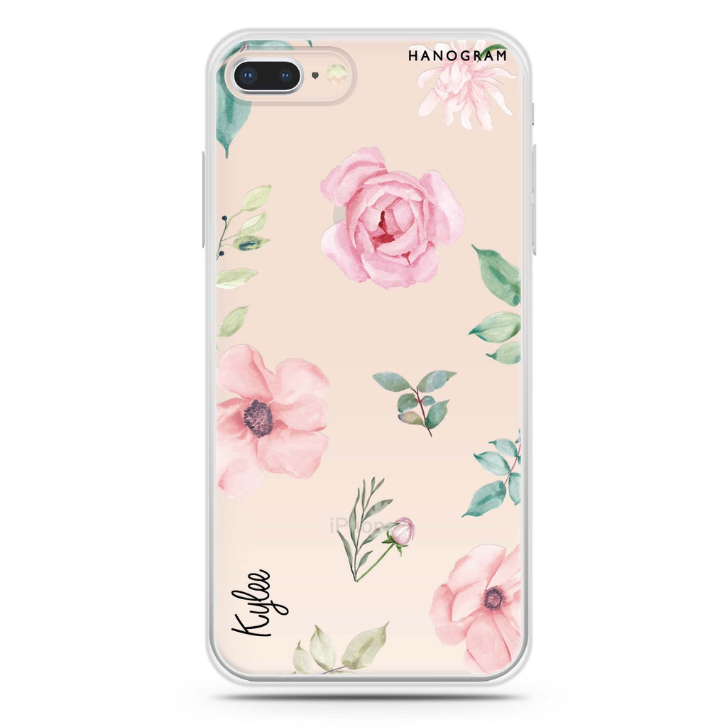 Rose Flower iPhone 8 Ultra Clear Case
