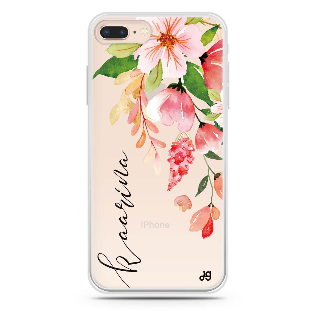 Watercolor Blossom iPhone 8 Ultra Clear Case