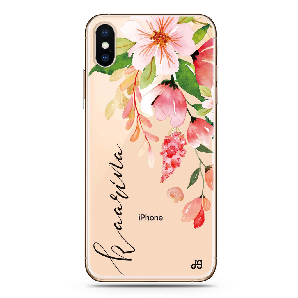 Watercolor Blossom iPhone X Ultra Clear Case
