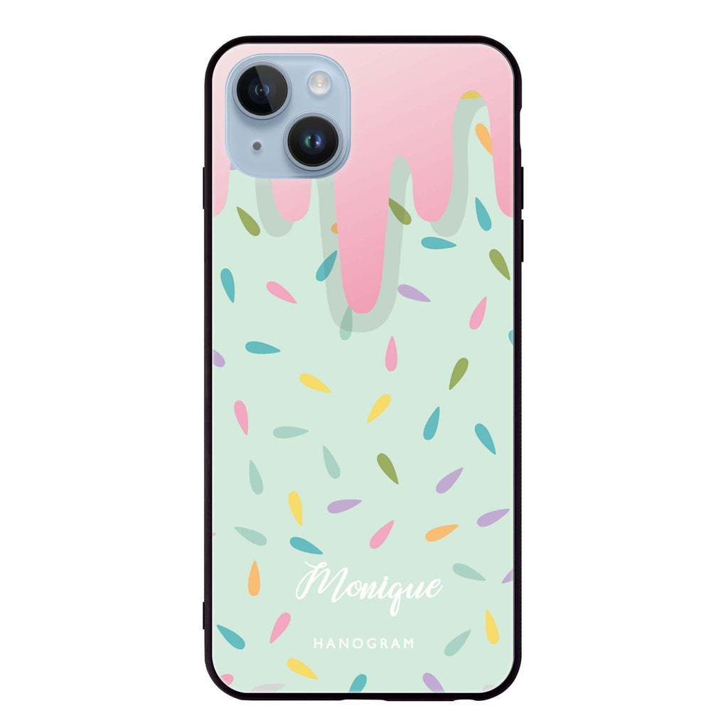 Delicious ice cream iPhone 14 Plus Glass Case