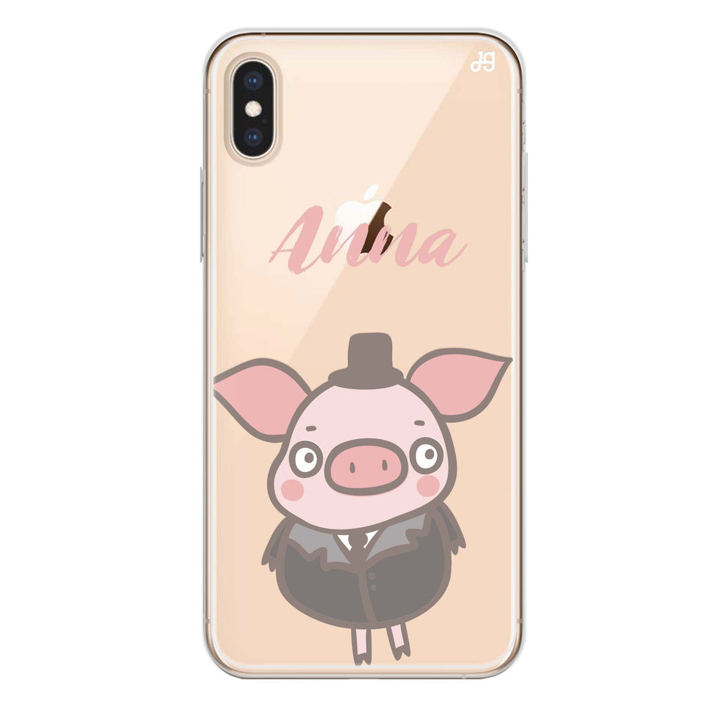 Funny Piggy iPhone XS Max Ultra Clear Case
