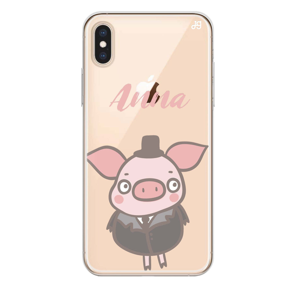 Funny Piggy iPhone XS Ultra Clear Case