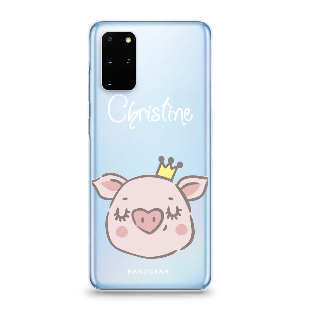 Piggy Queen Samsung S20 Soft Clear Case