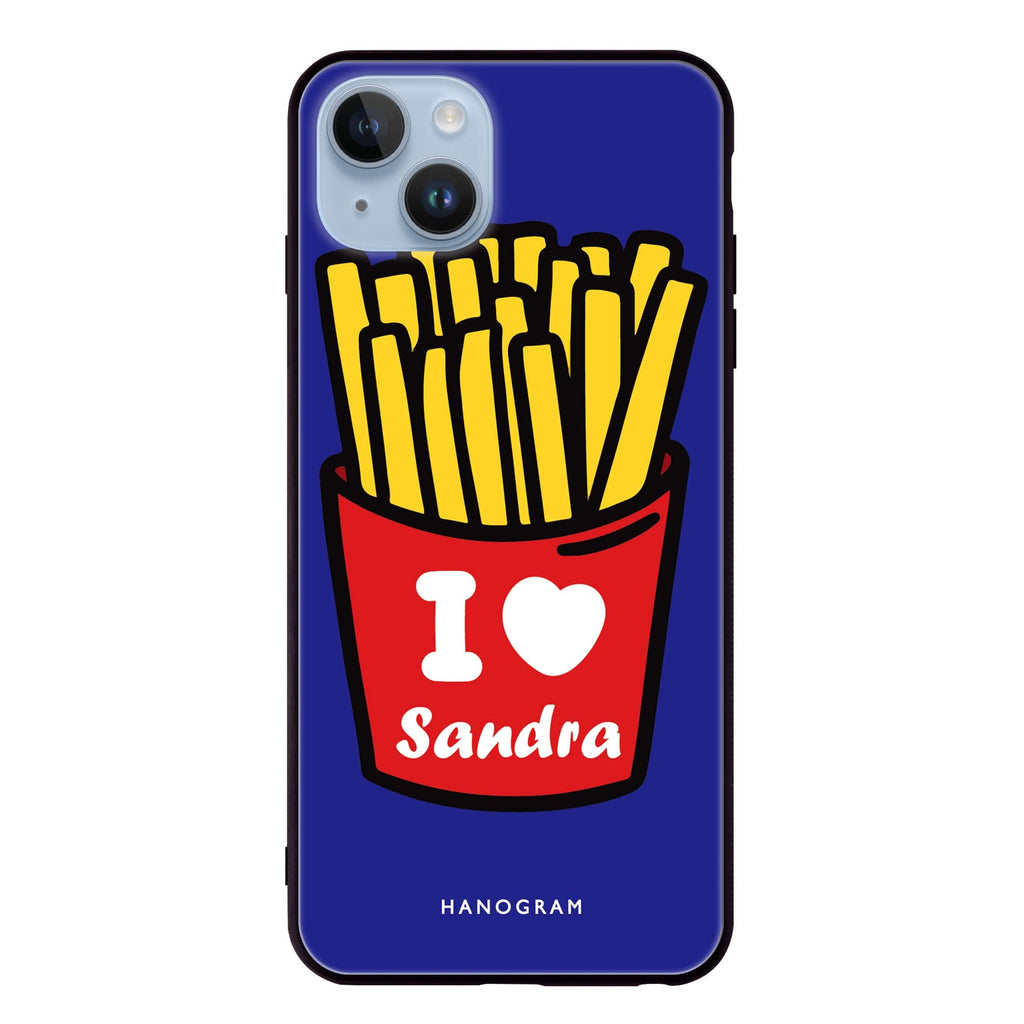 I Love French Fries iPhone 14 Plus Glass Case