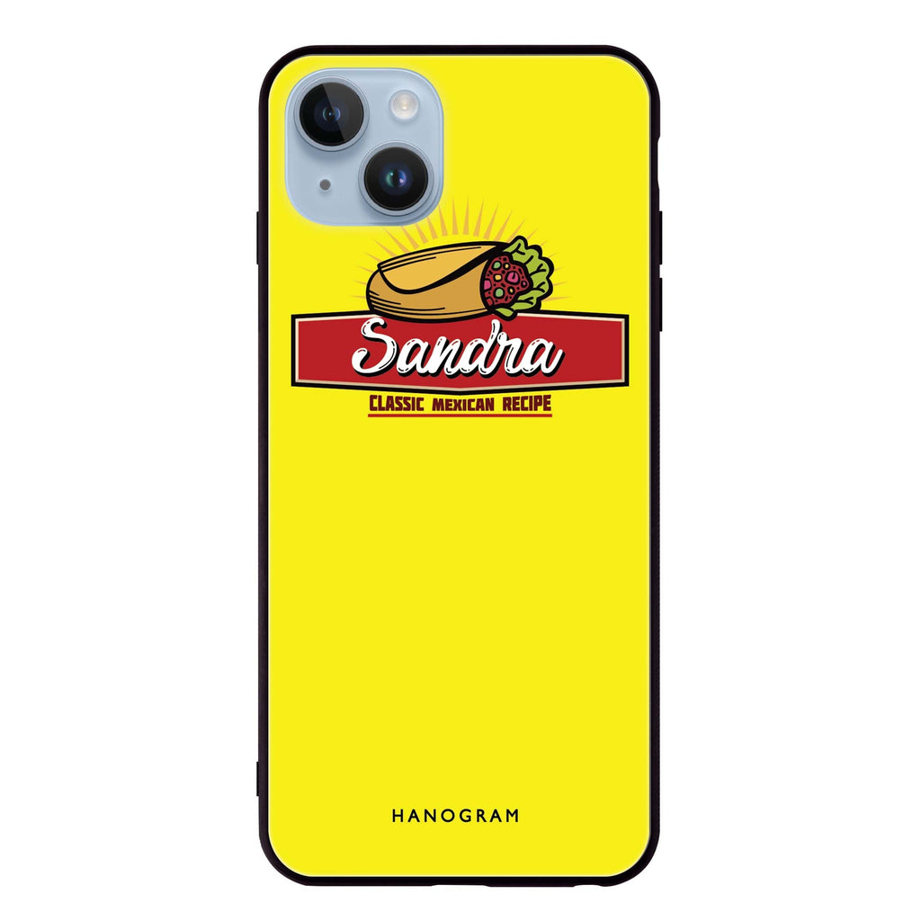 I Love Fast Food iPhone 14 Plus Glass Case