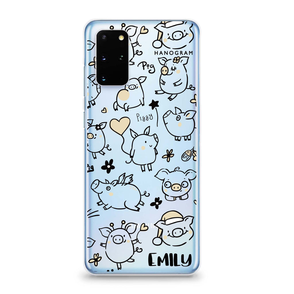 Lovely Piggy Samsung S20 Soft Clear Case