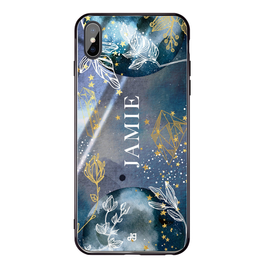 Star Map III iPhone XS Glass Case