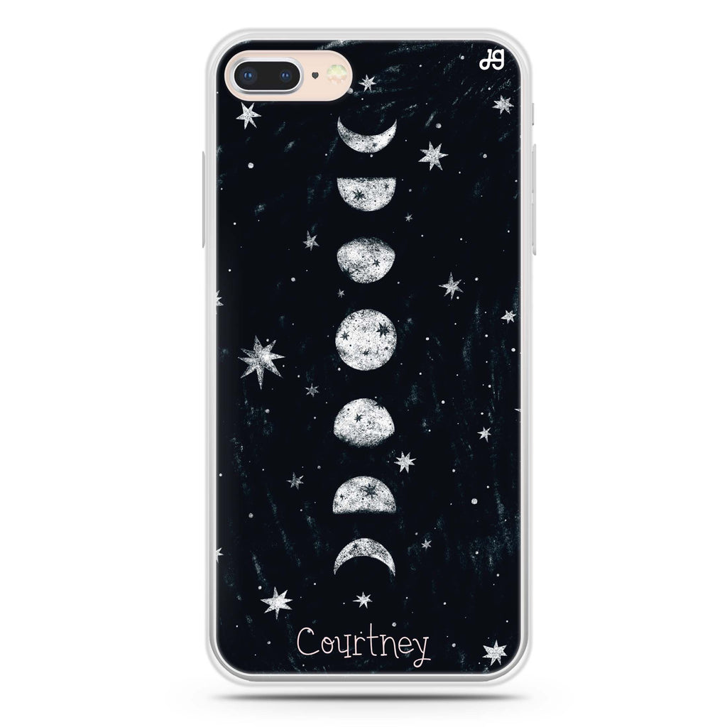 Phases of the moon iPhone 7 Plus Ultra Clear Case