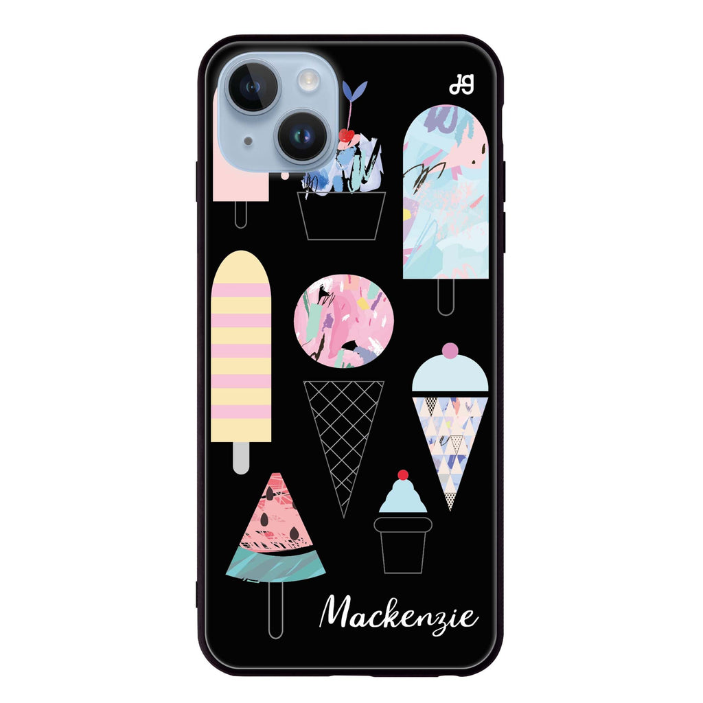Artistic Ice cream I iPhone 14 Plus Glass Case