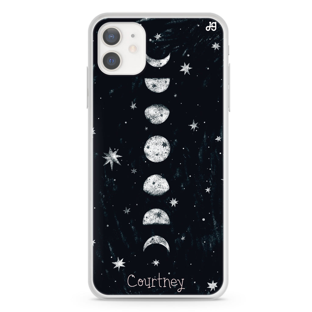 Phases of the moon iPhone 12 Ultra Clear Case