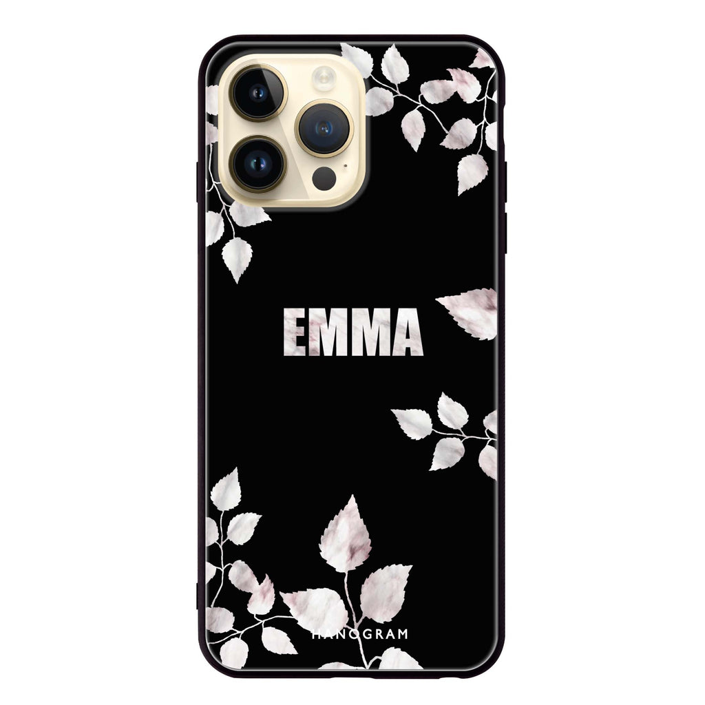 Life Simple Floral iPhone 13 Pro Max Glass Case