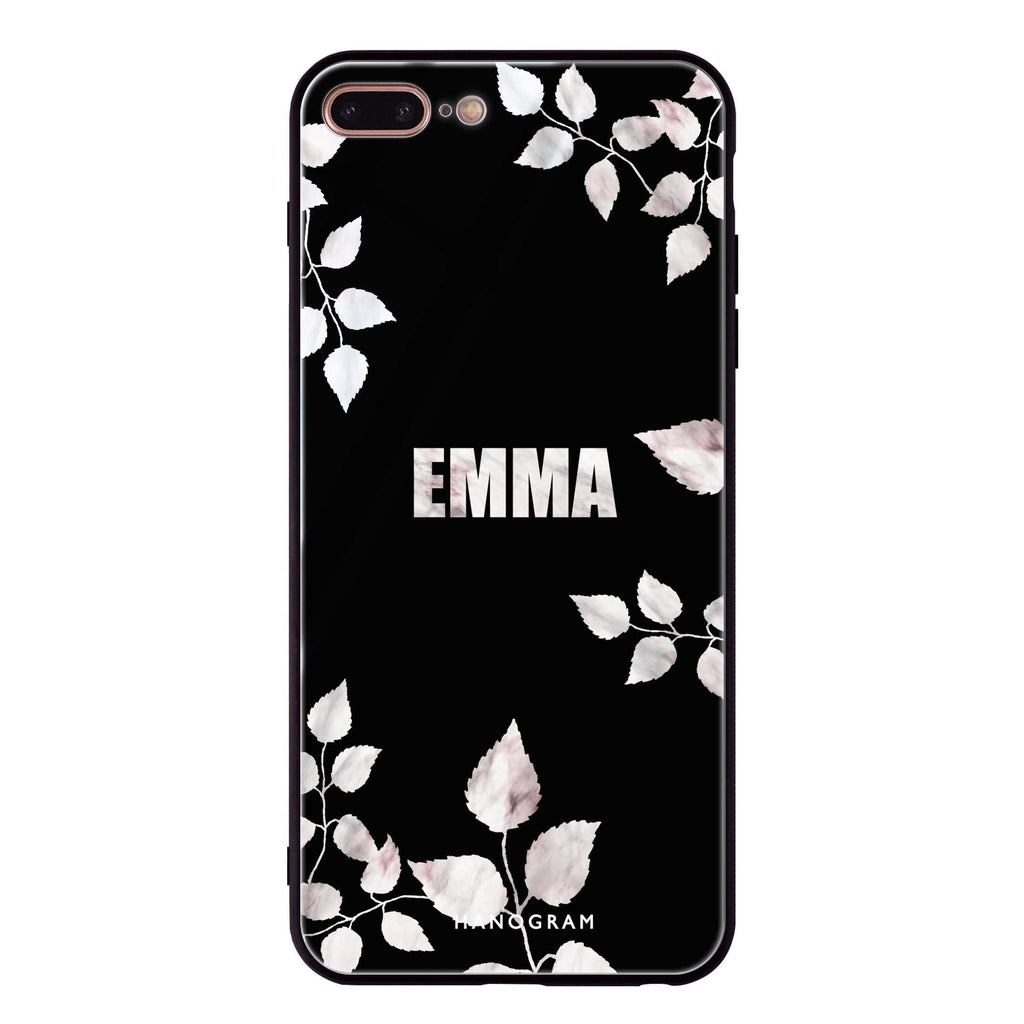 Life Simple Floral iPhone 7 Plus Glass Case
