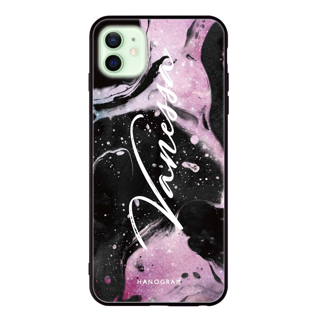 Marble Galaxy I iPhone 12 Glass Case