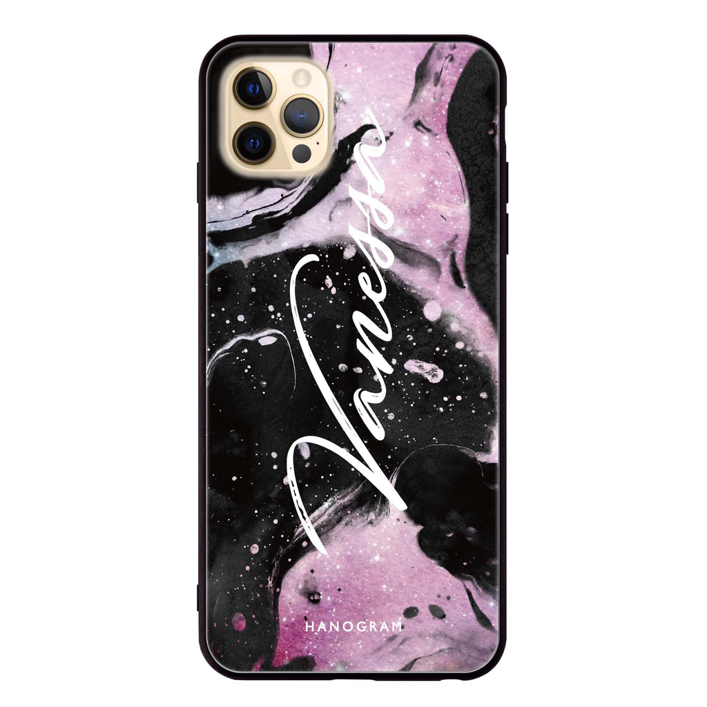 Marble Galaxy I iPhone 12 Pro Max Glass Case