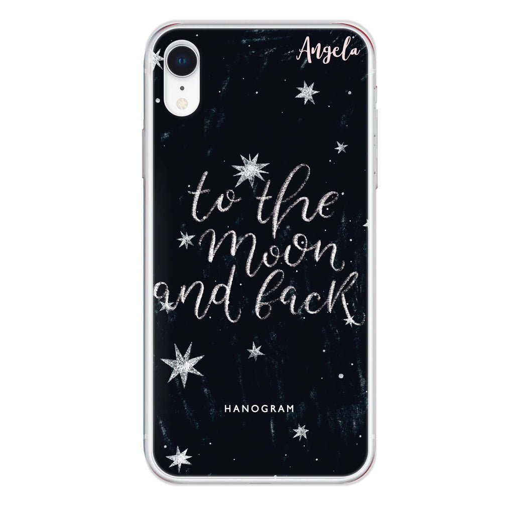 To the moon and back iPhone XR Ultra Clear Case
