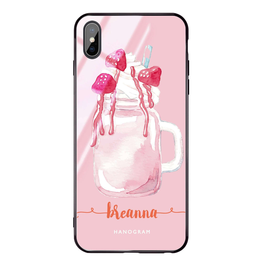 Cup of ice cream I iPhone XS Max Glass Case