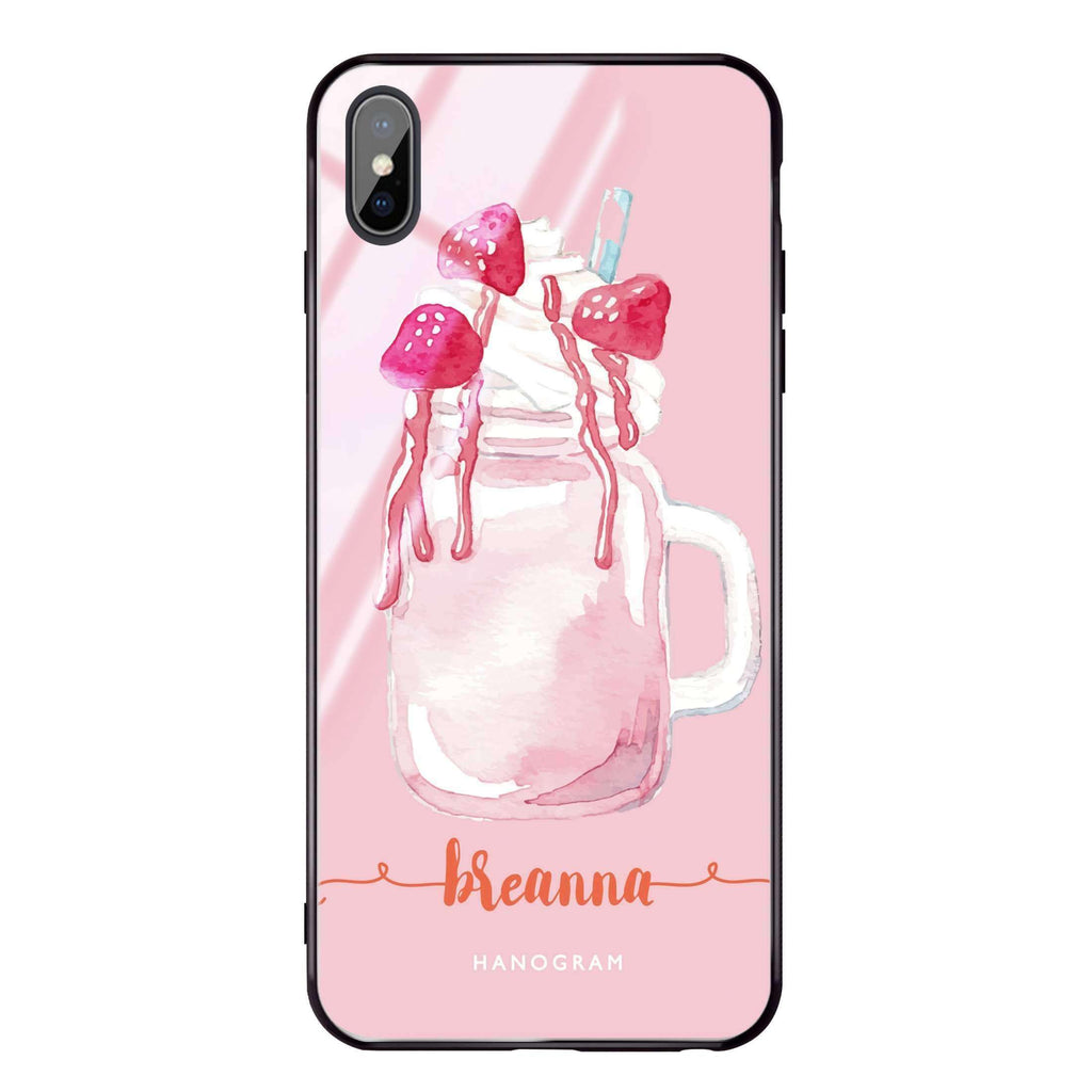 Cup of ice cream I iPhone XS Glass Case