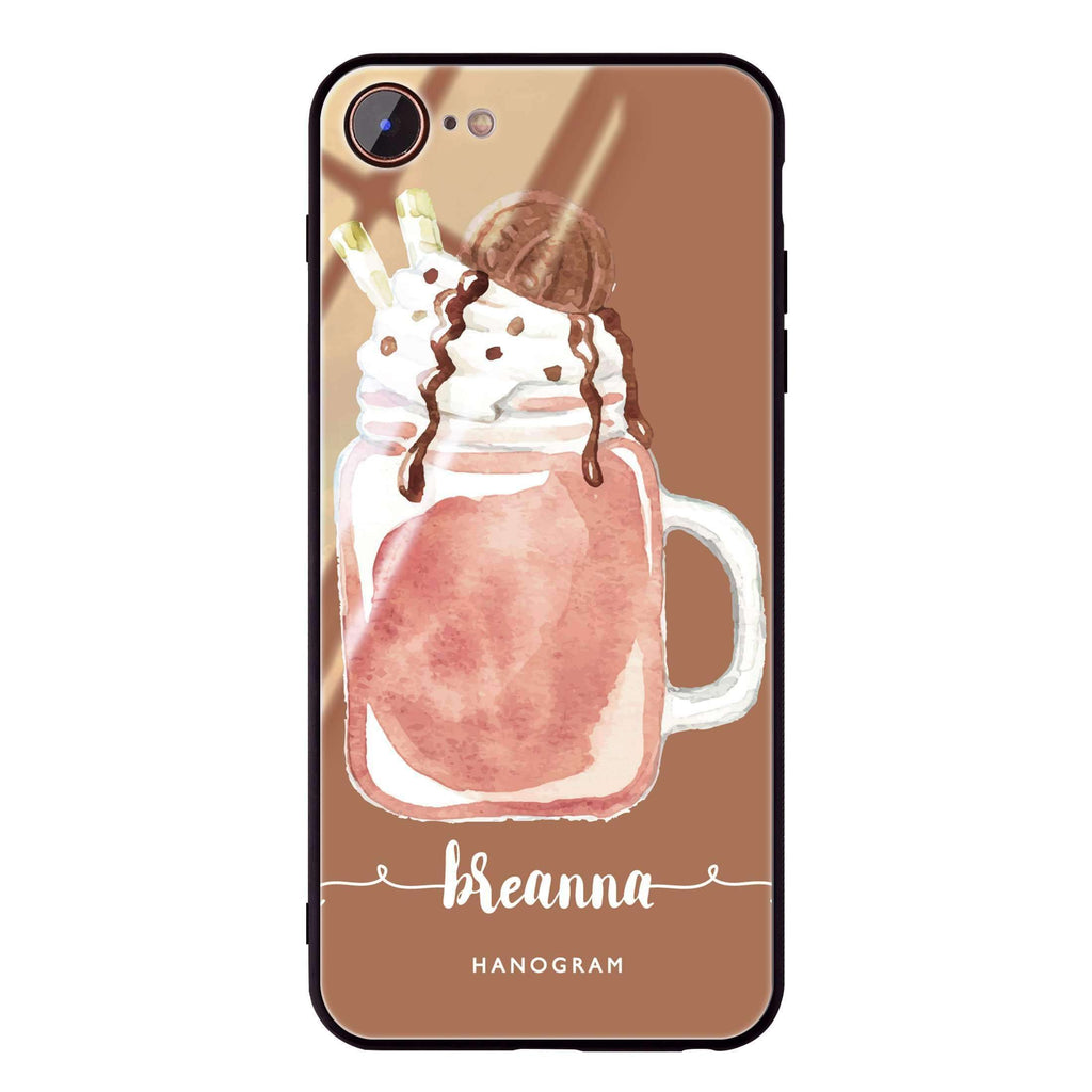 Cup of ice cream II iPhone 8 Glass Case