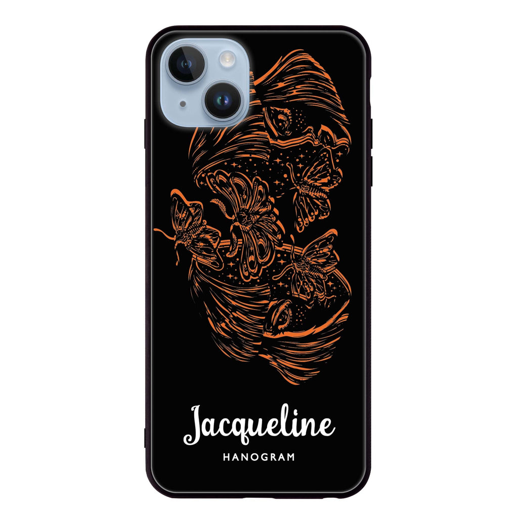 Artistic Face II iPhone 14 Plus Glass Case