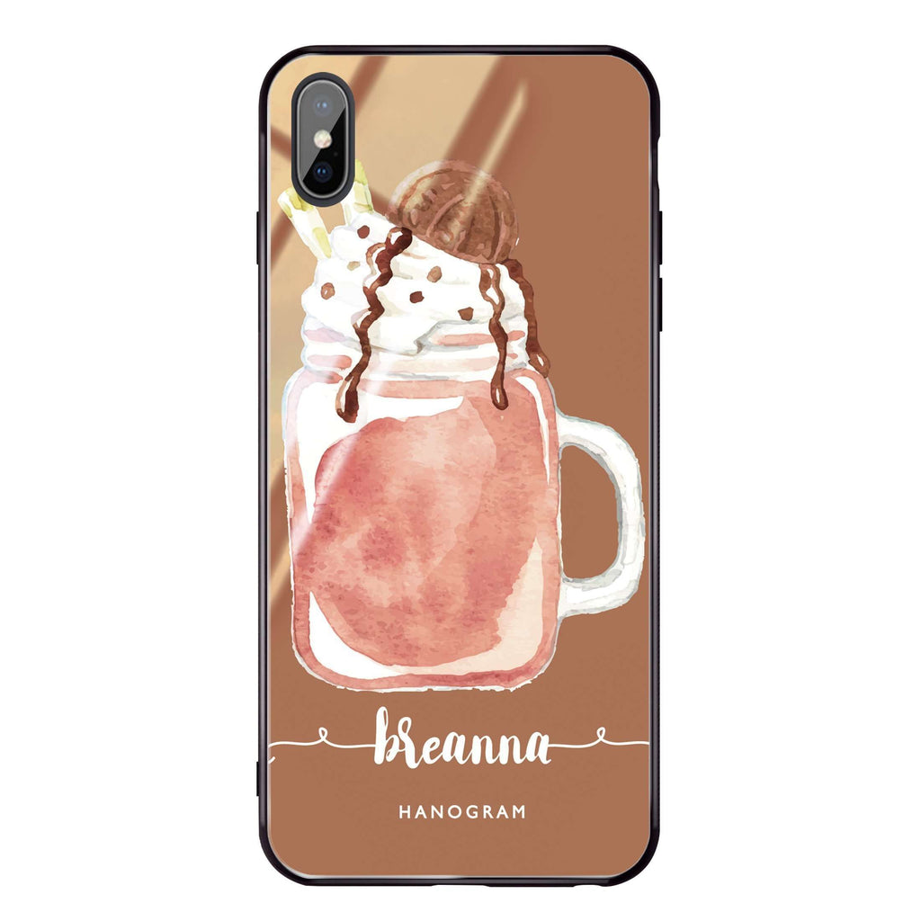 Cup of ice cream II iPhone X Glass Case