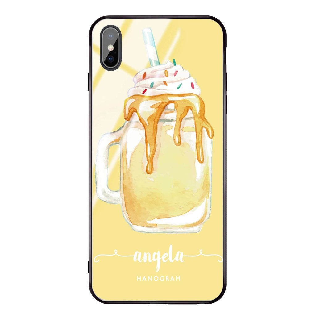 Cup of ice cream III iPhone XS Max Glass Case