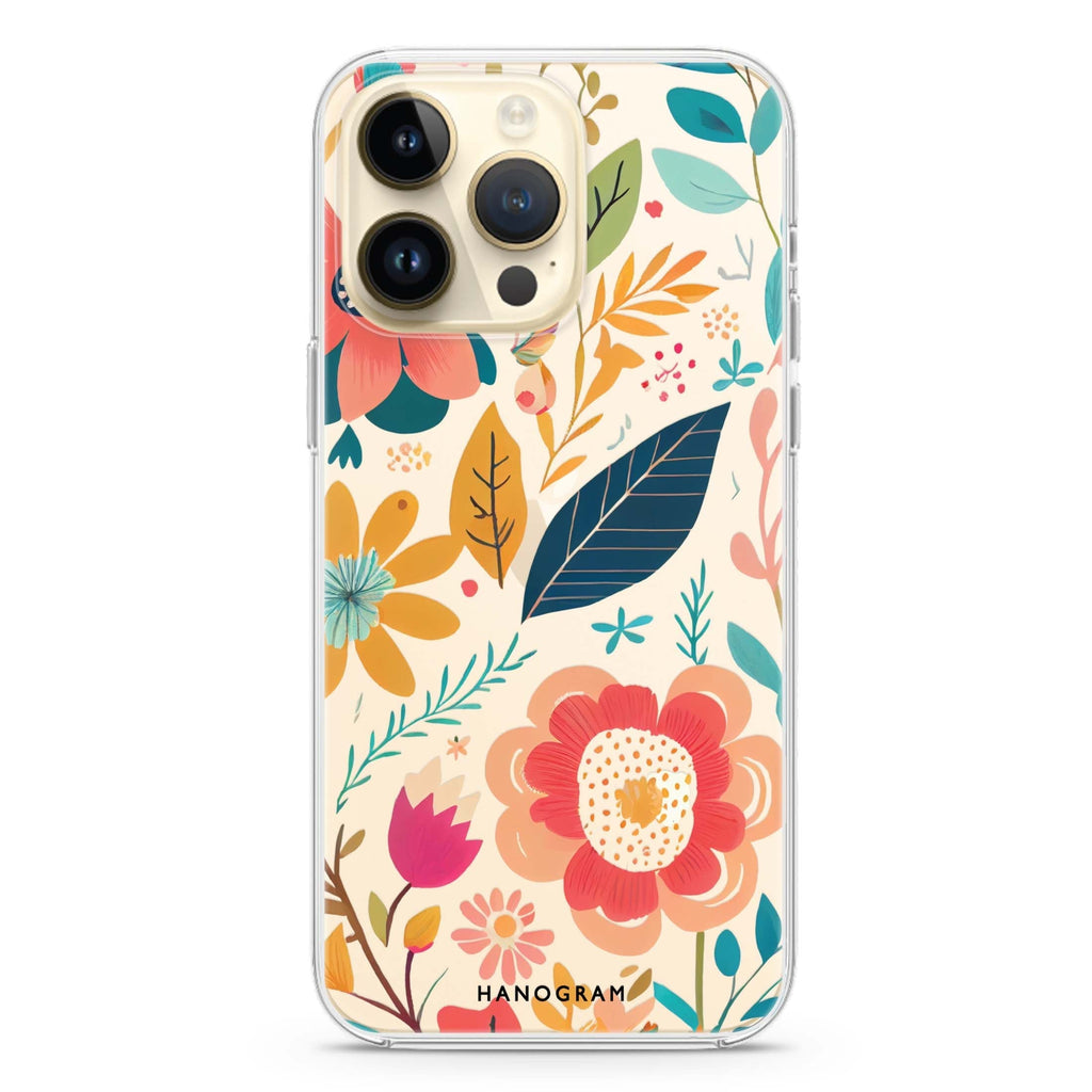 Pretty Florals iPhone 13 Pro Max Ultra Clear Case