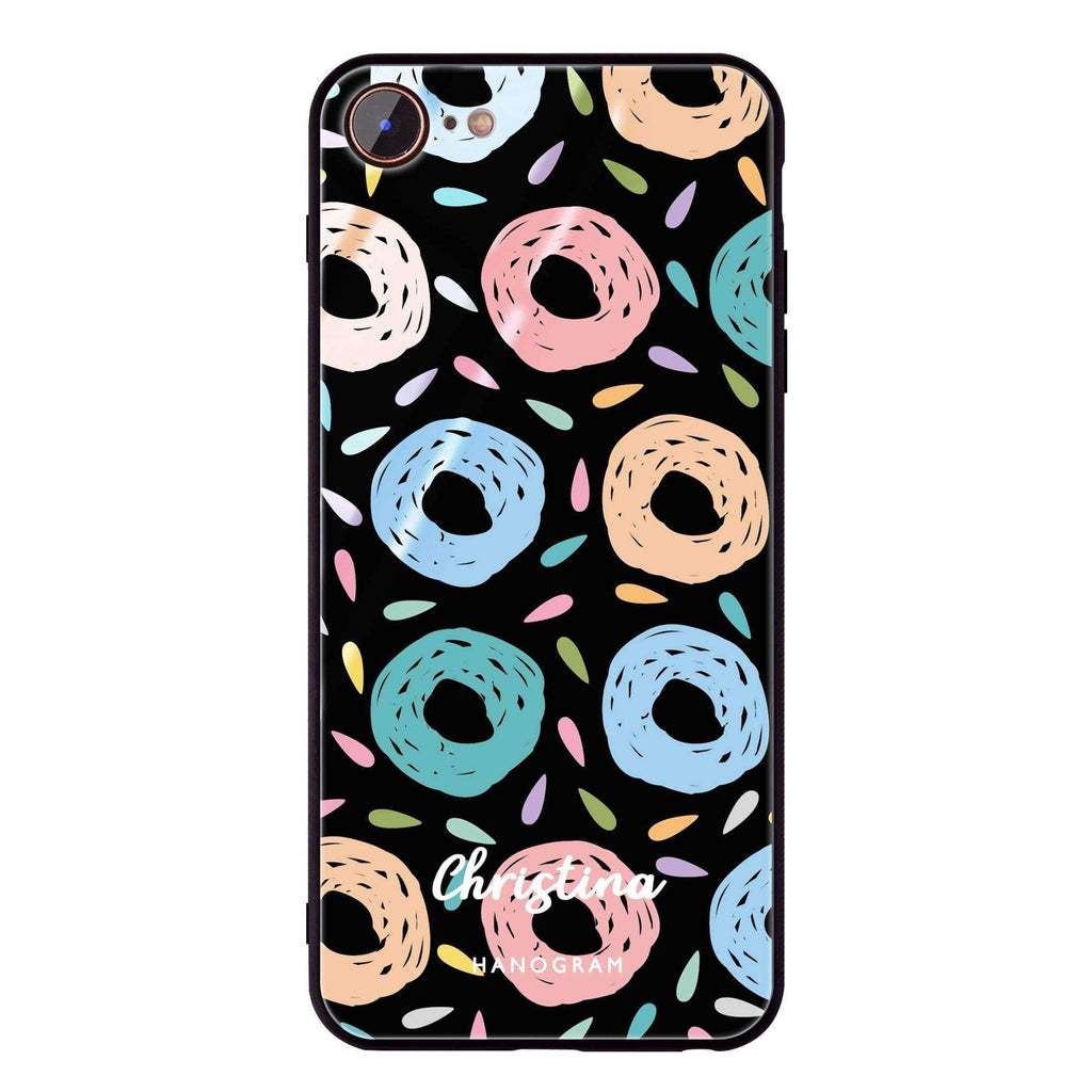Artistic Donuts iPhone 7 Glass Case