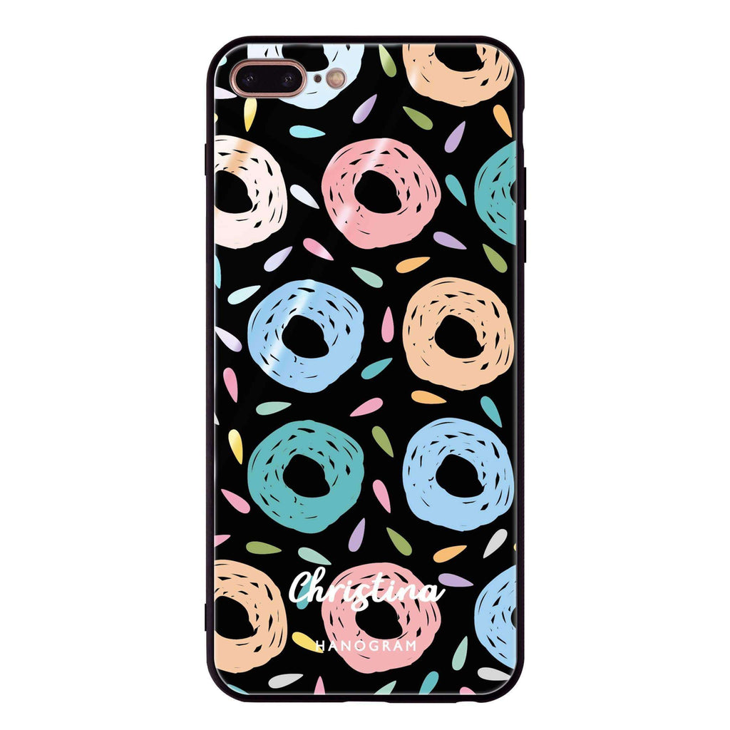 Artistic Donuts iPhone 8 Plus Glass Case