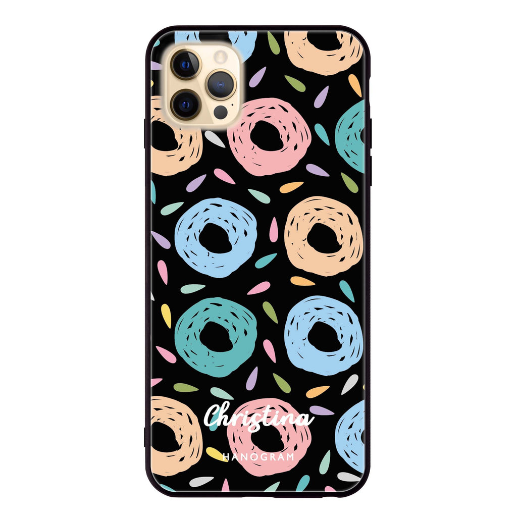Artistic Donuts iPhone 12 Pro Glass Case