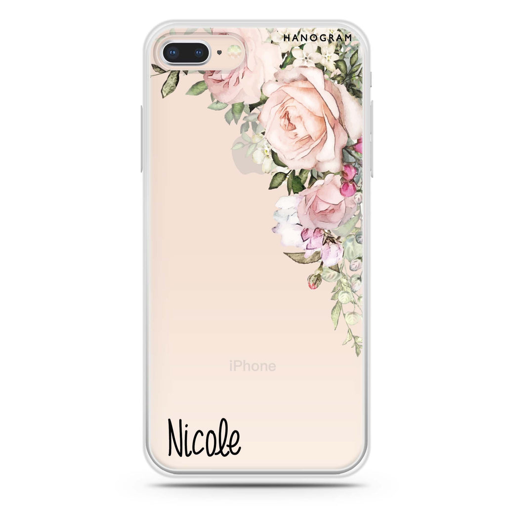 Elegant Rose I iPhone 8 Ultra Clear Case