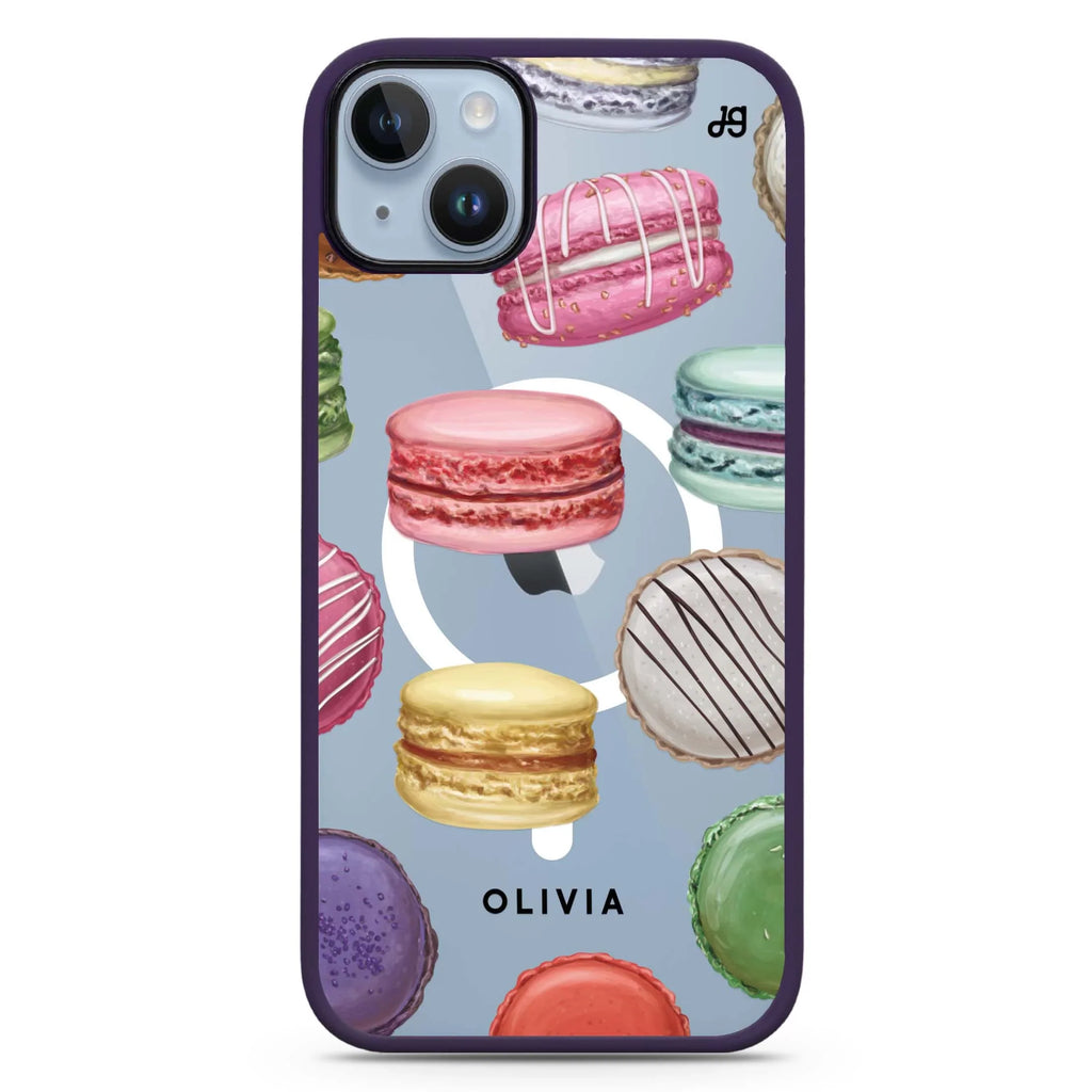 Macarons Land iPhone 14 Plus MagSafe Compatible Impact Guard Bumper Case