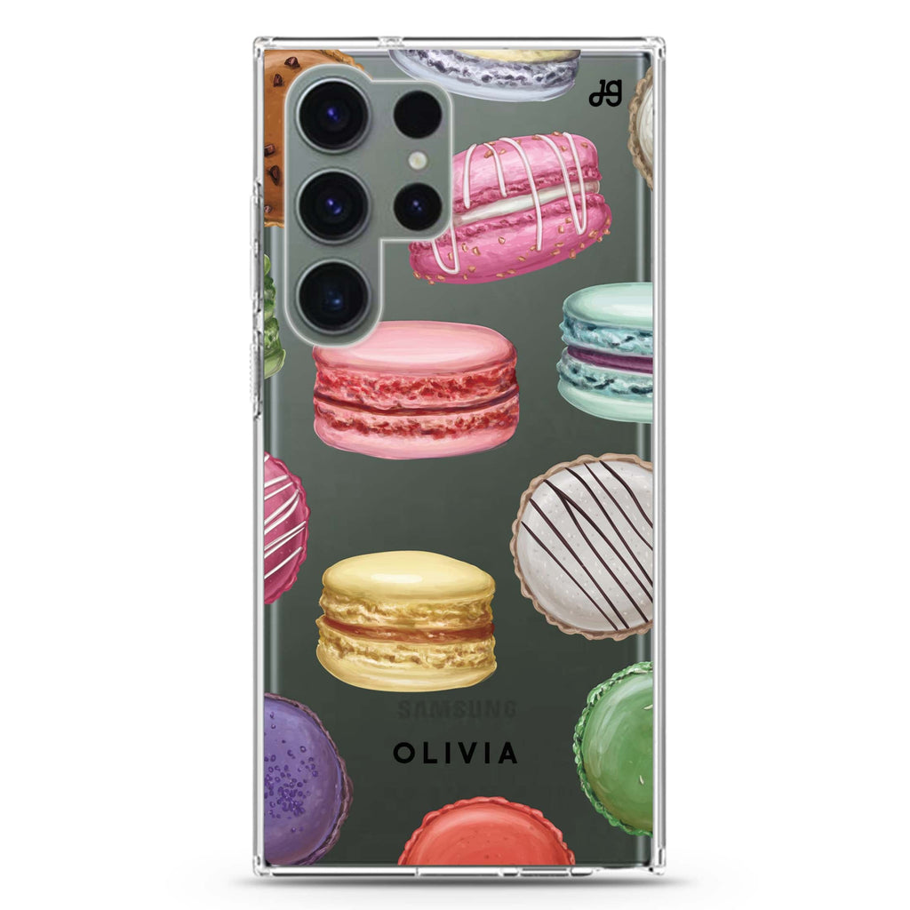 Macarons Land Ultra Clear Case For Galaxy S23 Ultra