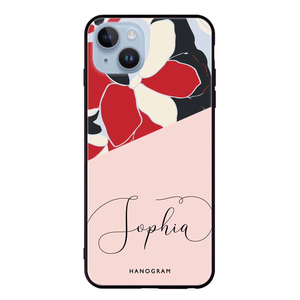 Floral POP iPhone 14 Plus Glass Case