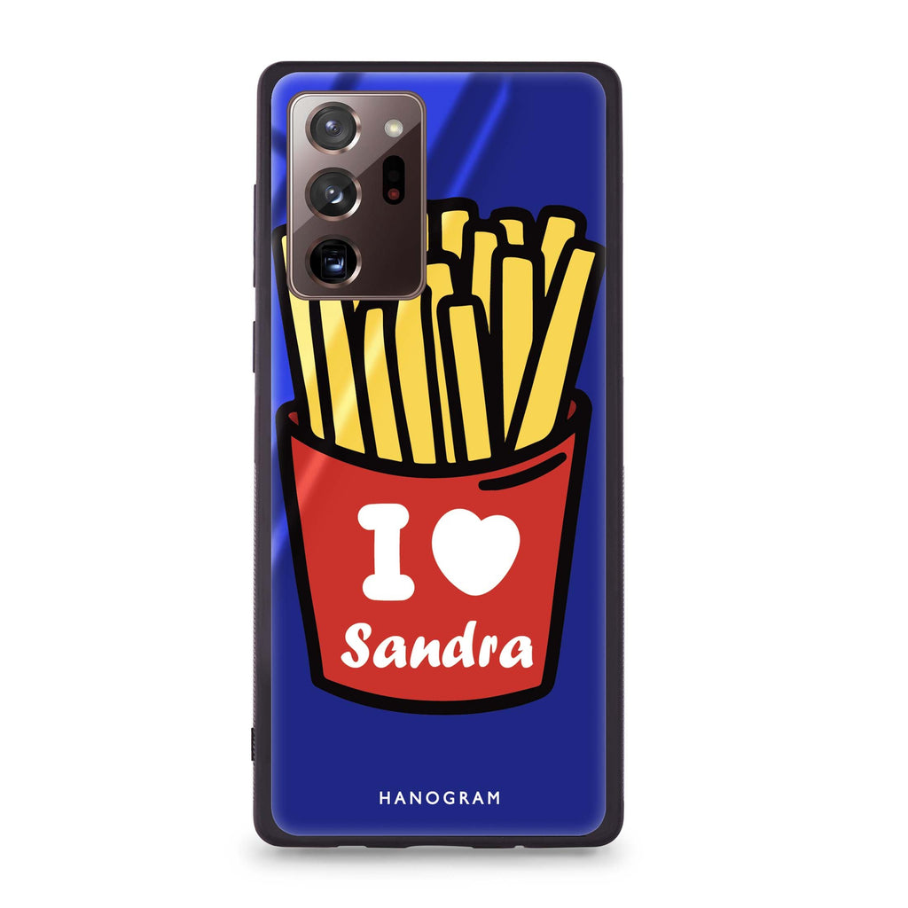 I Love French Fries Samsung Note 20 Ultra Glass Case