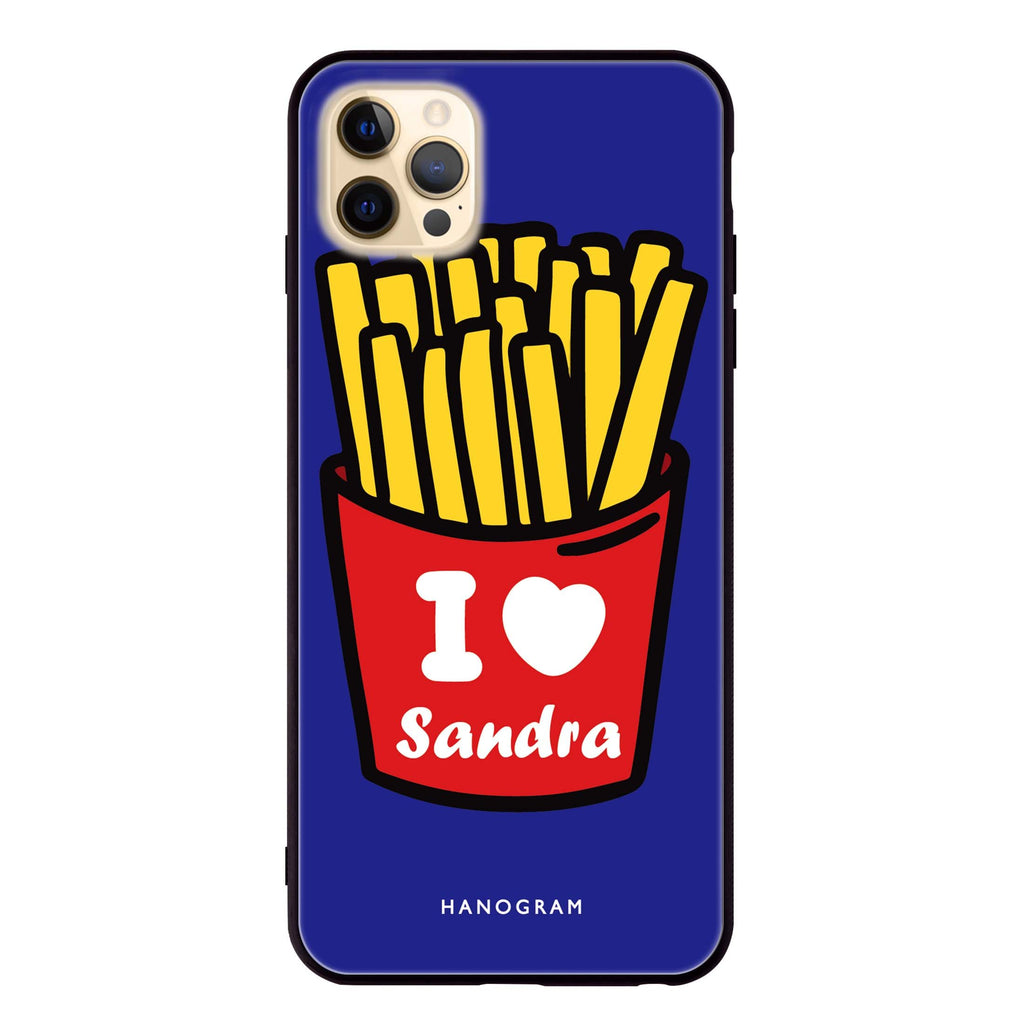 I Love French Fries iPhone 12 Pro Glass Case