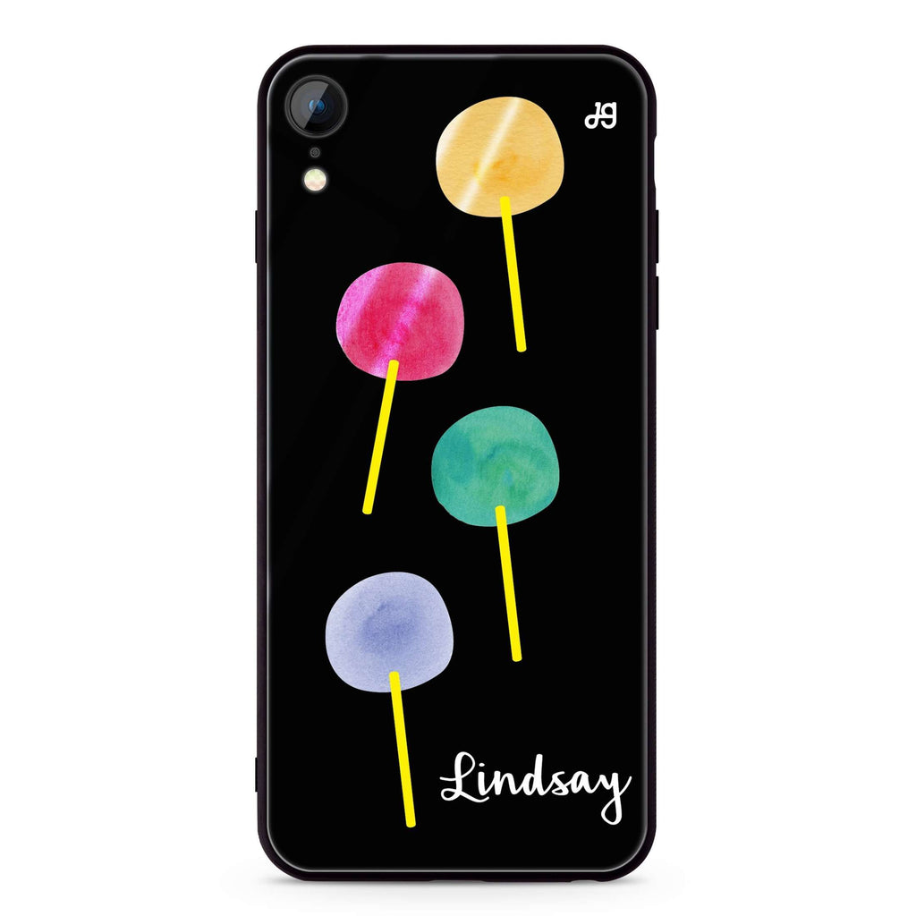 Colorful Candy II iPhone XR Glass Case