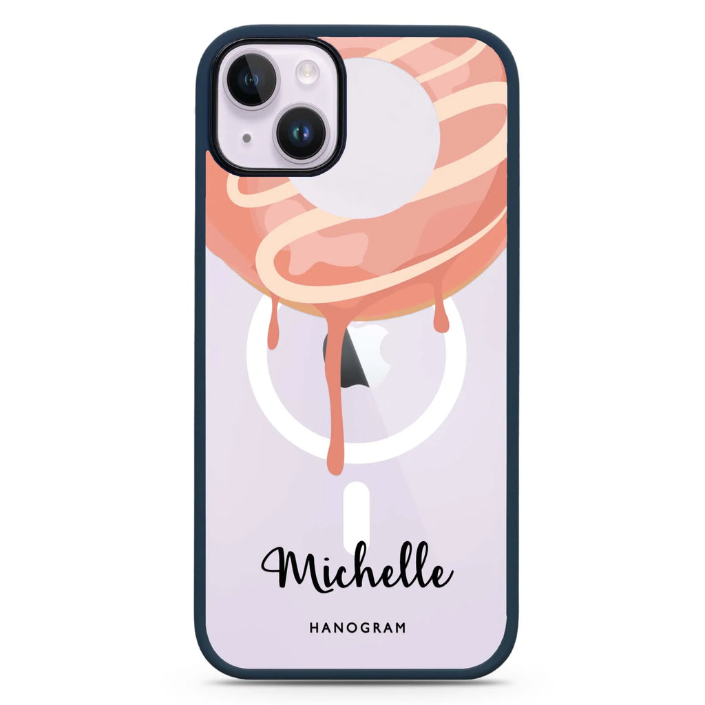 Yummy Donut I iPhone 14 Plus MagSafe Compatible Impact Guard Bumper Case
