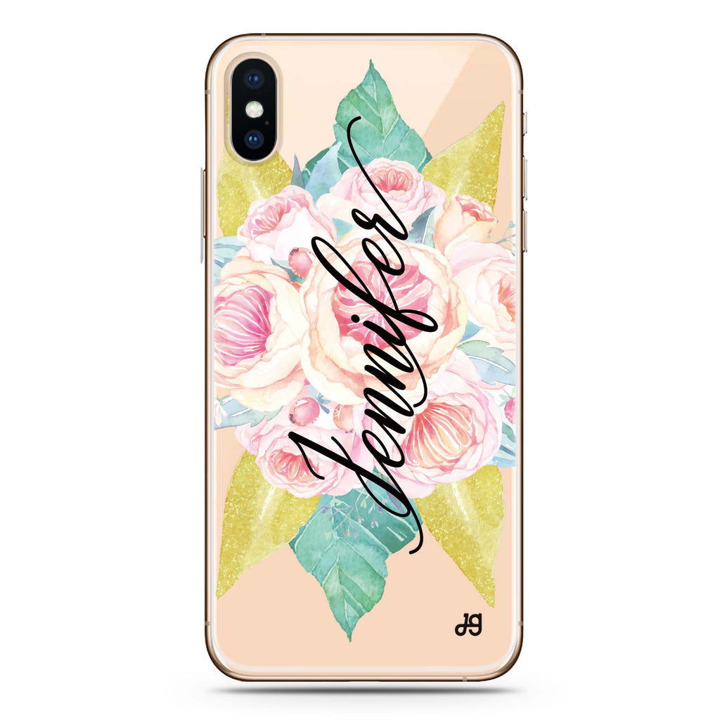 Abloom Rose iPhone XS Max Ultra Clear Case