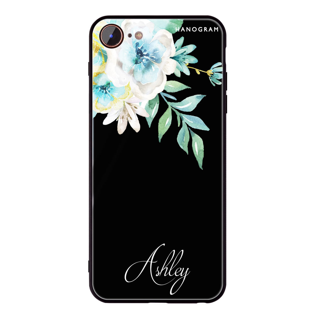 Watercolor Flowers iPhone 7 Glass Case