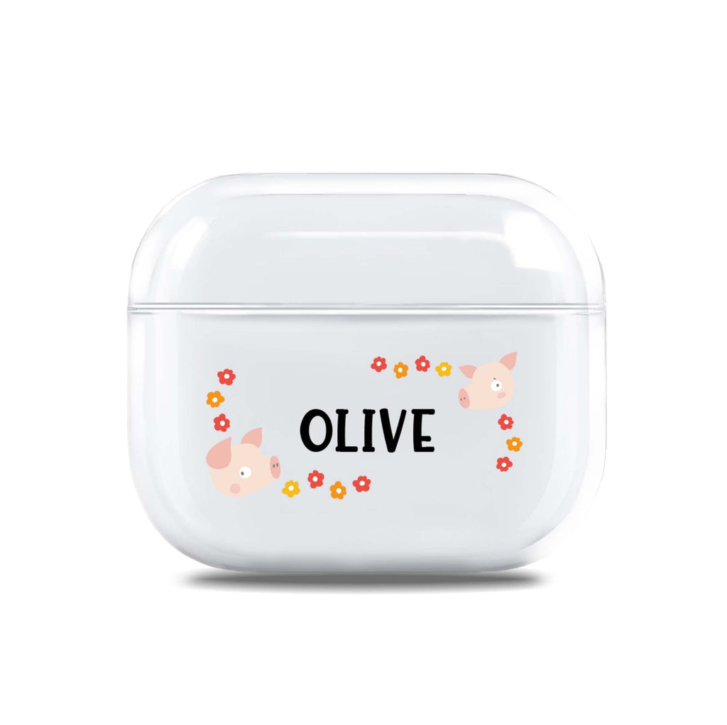 Flower and Pigs AirPods 3 Case