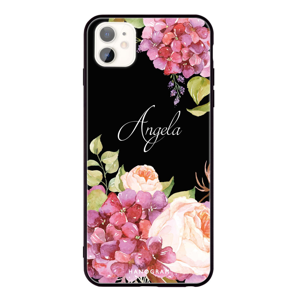 Pretty Floral iPhone 11 Glass Case