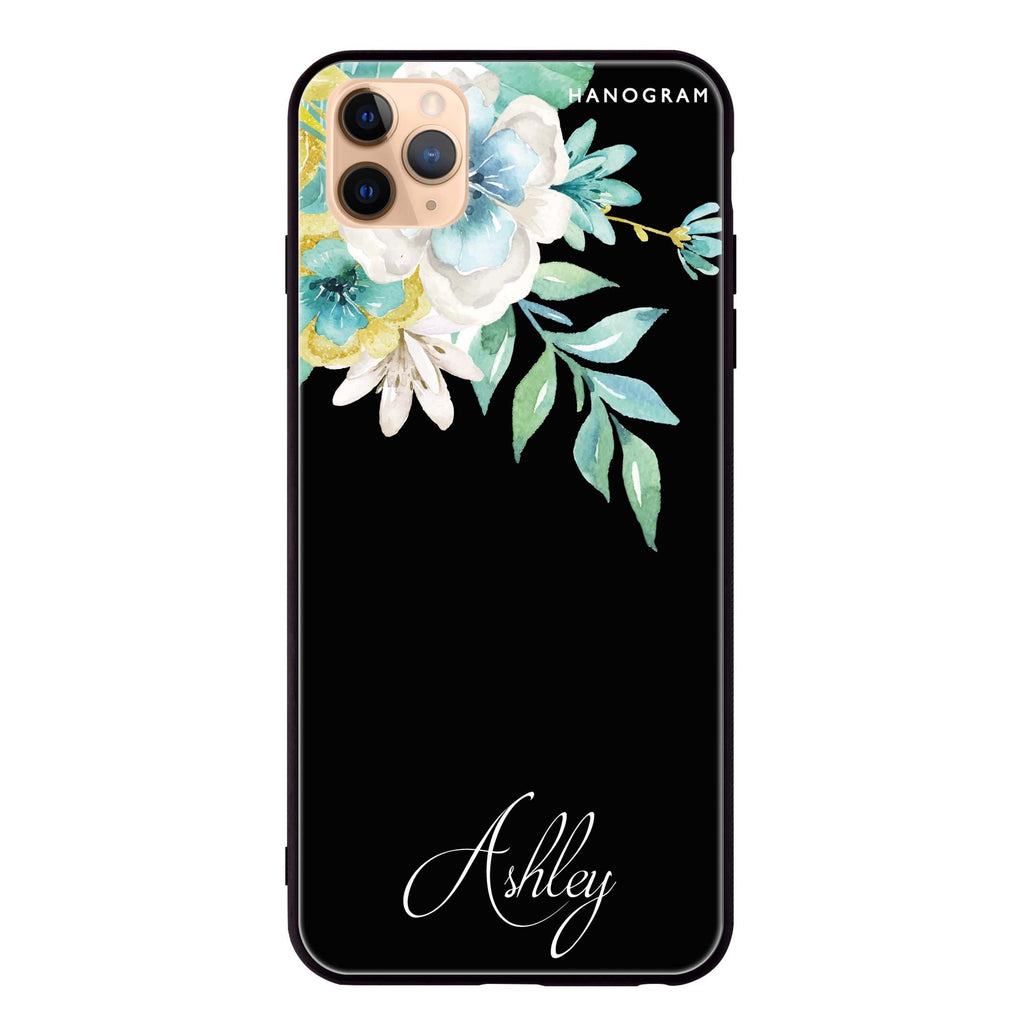Watercolor Flowers iPhone 11 Pro Max Glass Case