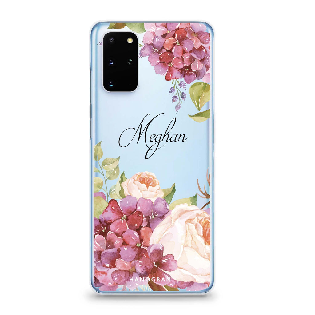 Pretty Floral Samsung S20 Soft Clear Case