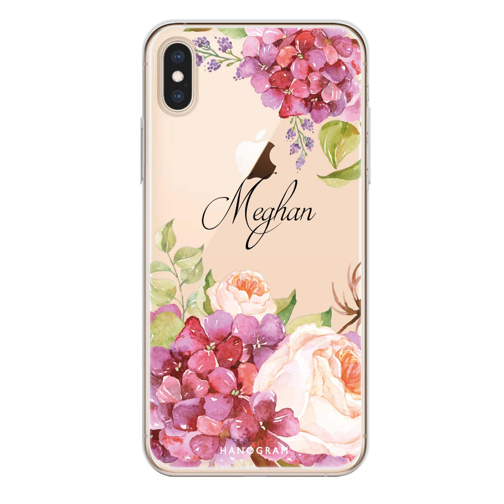 Pretty Floral iPhone XS Max Ultra Clear Case