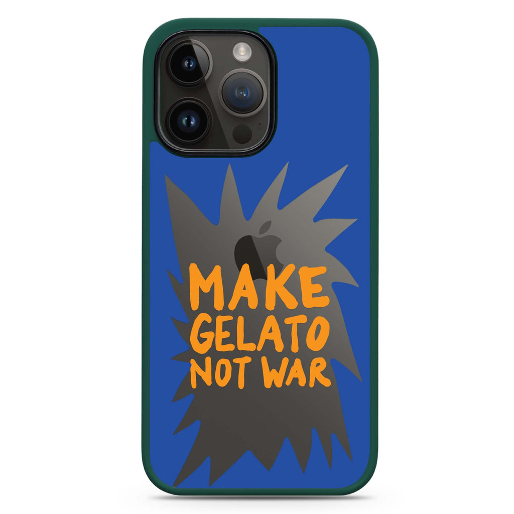 Make Gelato Not War Impact Guard Bumper Case