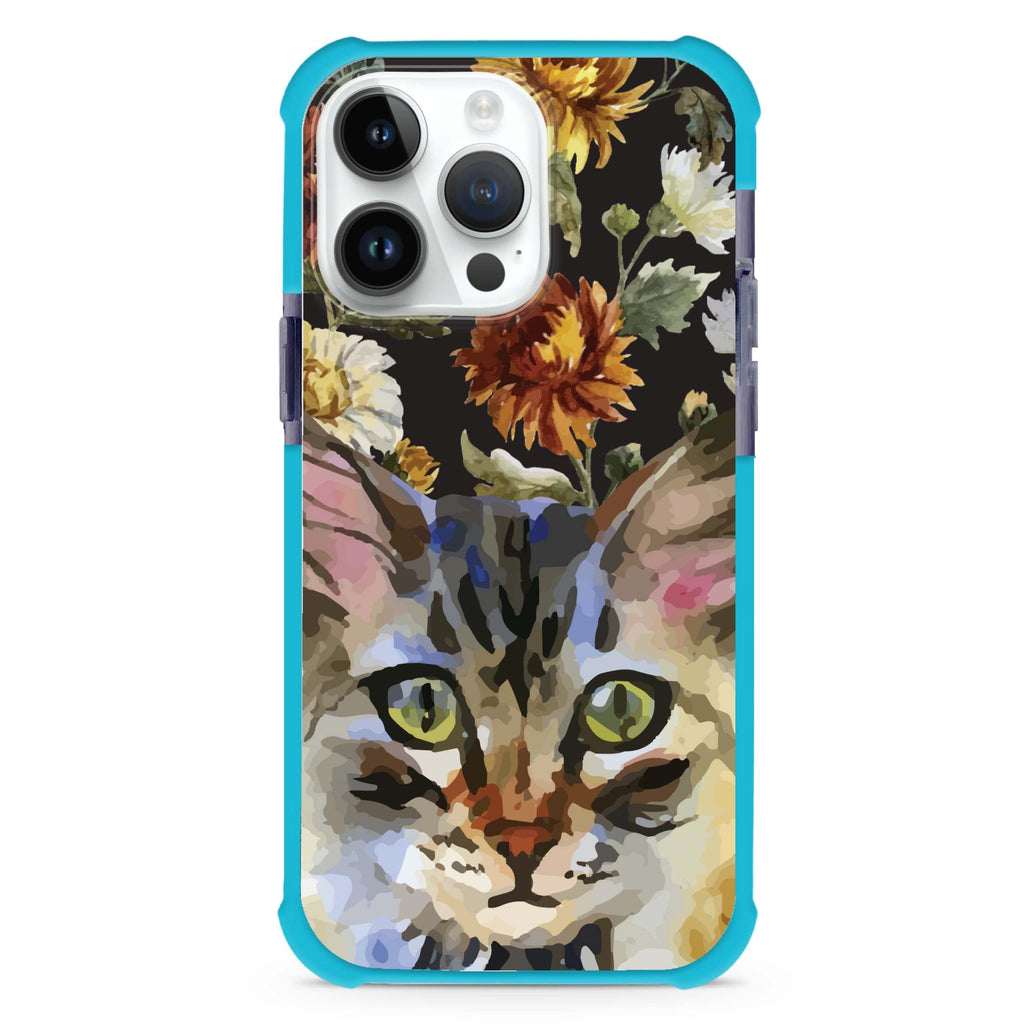 Watercolour Cat MagSafe Compatible Ultra Shockproof Case