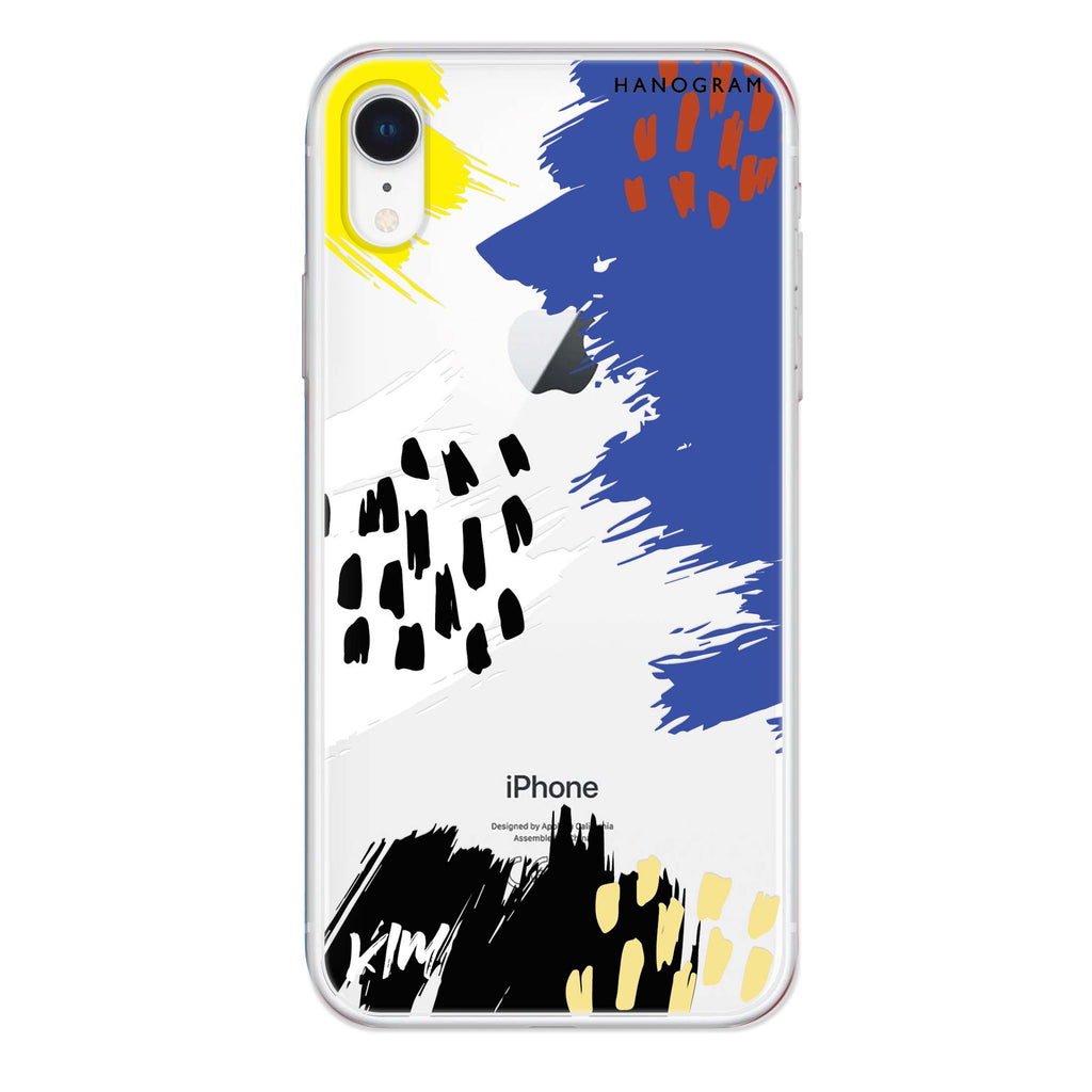 Trendy Abstract I iPhone XR Ultra Clear Case